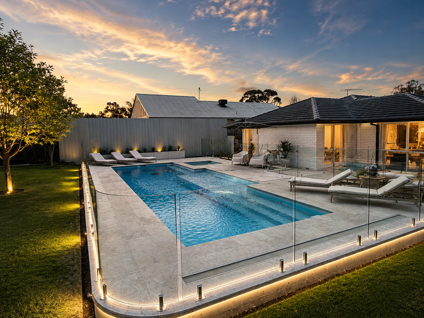Waters Edge Glass Fencing